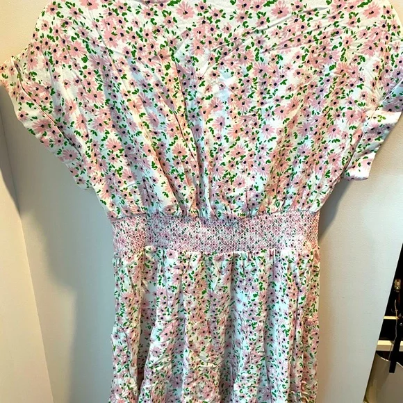 alice and olivia pink floral dress Alice + Olivia Hana floral-pattern Midi Dress | Pink